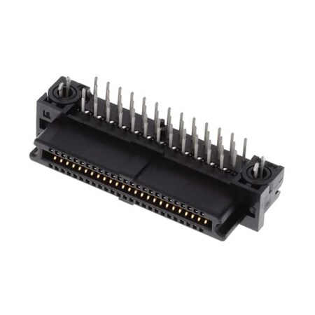 Fci Telecom And Datacom Connector, 50 Contact(S), Female, Right Angle, Solder Terminal PHEC50R-R211LF